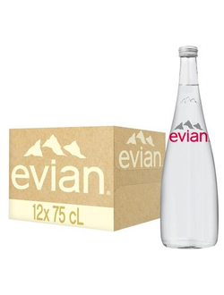 Вода минеральная Evian негазированная 0.75 л