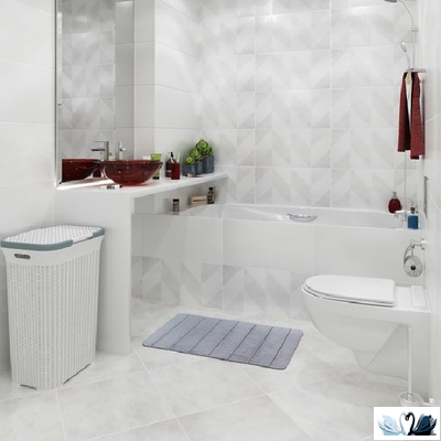 Плитка настенная Belani Скарлетт серый 30 х 60 см Береза керамика