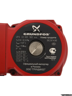 Насос циркуляционный для отопления Grundfos Грундфос UPS 32-60 180