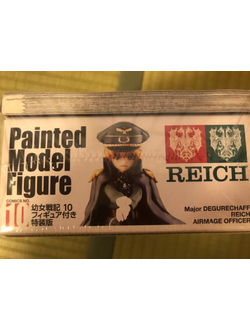 Оригинальная манга Youjo Senki (Военная хроника маленькой девочки) - Том 10 (Special Edition with Figure) + аниме фигурка