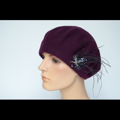 Берет Vizio 1011 BL сливовый