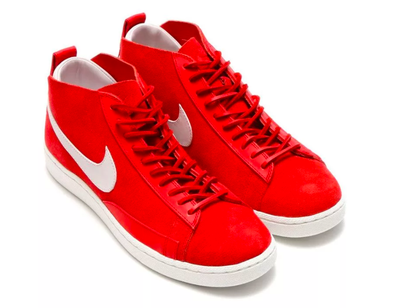 Nike Blazer High (Красные с белым)