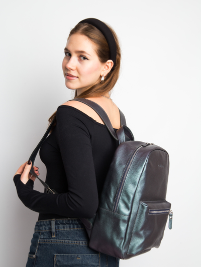 Женский кожаный рюкзак Albiate Premium northern lights 
(арт. 3103-57)