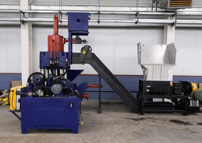 Линия брикетировочная для металлической стружки