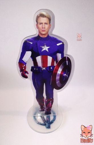 Капитан Америка 2-D фигурка