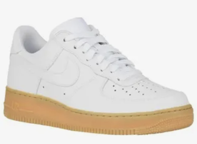Nike Air Force 1 Low White Brown (Белые) Арт 19 новые