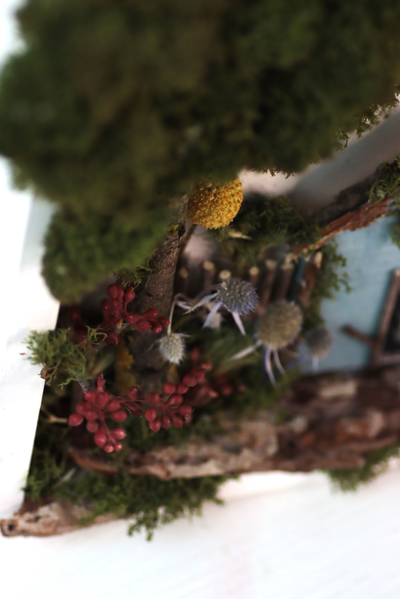 Новогодняя эко-картина № 1180