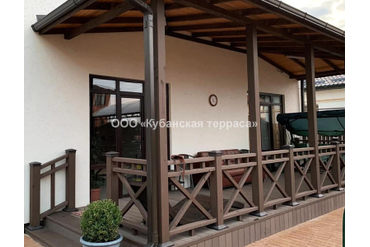 Терраса и ограждения ДПК