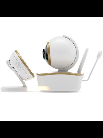 Wi-Fi радио-видеоняня Ramili Baby RV1800 с повышенной дальностью, 2-в-1, Full HD