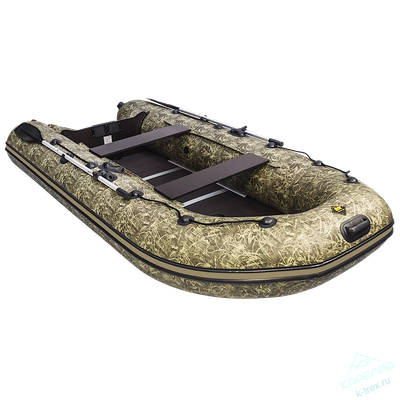 Лодка ПВХ Мастер Лодок Ривьера Компакт 3400СК Камуфляж Камыш