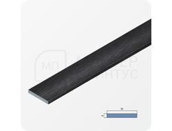 Декоративная алюминиевая полоса 15 мм. NEEXY PV88-45 BBS-D Серебро блестящее браш 2.7 м.