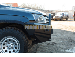Передний силовой бампер серии Трофи на Volkswagen Amarok I 2010-2016 (02.020.03)