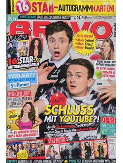 Bravo Magazine Issue 04 2015 Sascha & Dima, Rihanna, Charli XCX, Palina, Sunrise Avenue, Jessie J, Fifth Harmony, Violetta