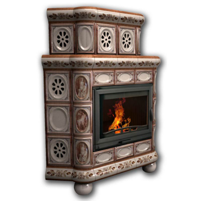 Изразцовый камин КимрПечь Медальон
