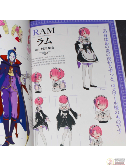 Оригинальный Арт Бук Re:Zero - Starting Life in Another World - Visual Commentary (Рестарт: Жизнь в альтернативном мире с нуля)