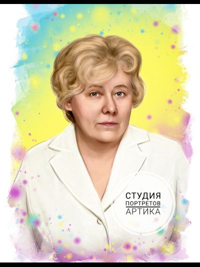 Портрет в Стиле Реализм 1 Человек