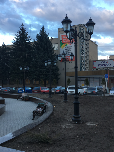 Парковый светильник серии  MUNICH 2 (Big )Опора +2а светильника )