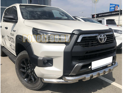 Защита переднего бампера (G) d60 для Toyota  Hilux Black Onyx 2020-