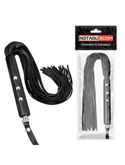 NTB-80703 Плеть кожа, цвет черный