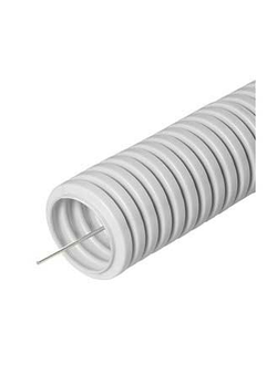 ТРУБА ГОФРИРОВАННАЯ ПНД 32 ММ  С ЗОНДОМ