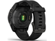 Умные часы Garmin Fenix 7s Sapphire Solar титановый серый DLC с черным ремешком