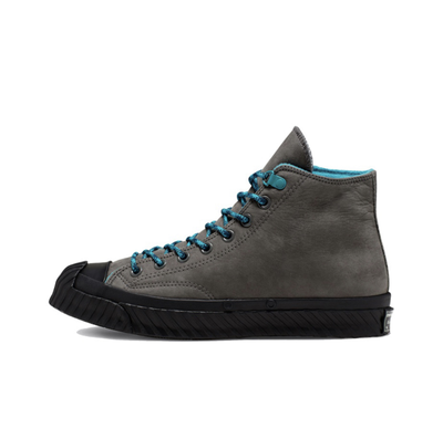 Кожаные кеды Конверс Bosey Water Repellent Chuck 70 серые высокие 165931C фото
