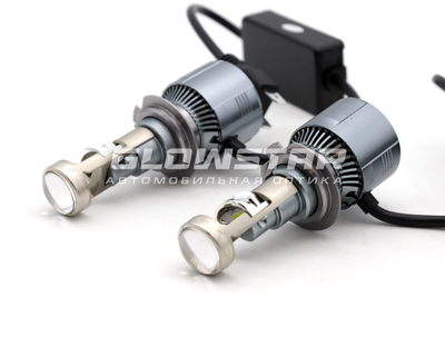 Мини-линзы H7 A80 LED (комплект, 2шт)