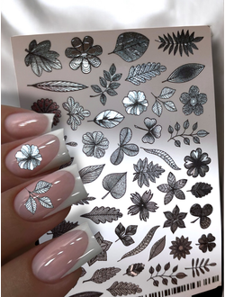 Фольгированные слайдеры Серебро AN-046