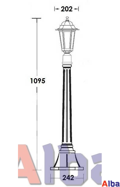 Petersburg S 79807 Парковый светильник