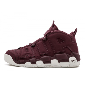 Nike Air More Uptempo 96 Бордовые с белым