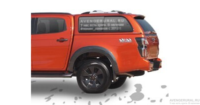 Кунг Alpha GSS с задней дверью на раме на Isuzu D-max нового поколения RG-01 2021-2022 года выпуска