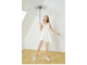 прозрачный зонт, зонтик, transparent umbrella, clear, от дождя,  клетка, 16 спиц, трость, капли