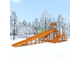 Зимняя деревянная горка "IgraGrad Snow Fox 12 м" с двумя скатами (две лестницы)