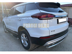 Защита заднего бампера Папа Тюнинг d60 для BELGEE X70 2024-