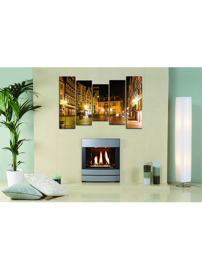 Модульная картина &quot;Чудный городок&quot;