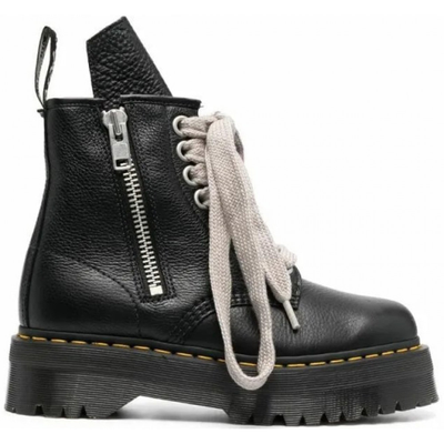 DR MARTENS X RICK OWENS STROBE 1460 QUAD SOLE JUMBO LACE BLACK