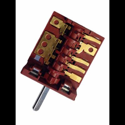 Переключатель конфорки Лысьва 5 поз. коричневый EP187