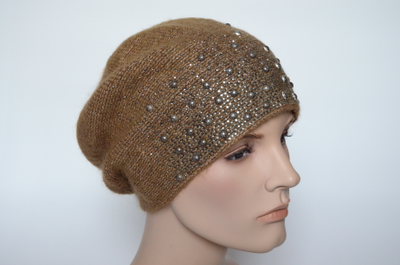 Вязаный итальянский берет Визио 6439