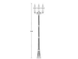 Садово-парковый светильник  Florida 3