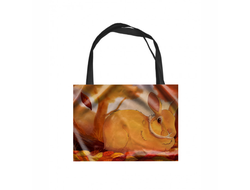 Сумка-шоппер  горизонтальная год Кролика №7