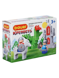 Детский развивающий конструктор Bauer серия "Крепость" Всадник и дракон
