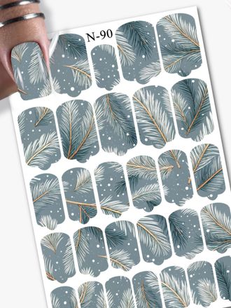 Пленка для маникюра Осень/Зима N-090