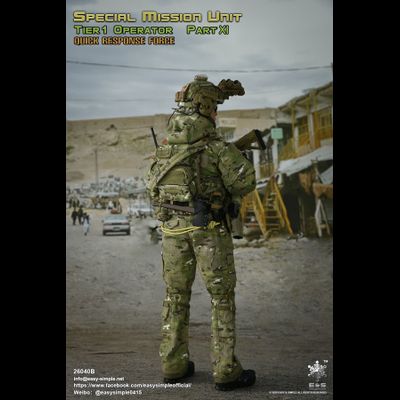 БОЕЦ СИЛ СПЕЦИАЛЬНЫХ ОПЕРАЦИЙ США - Коллекционная ФИГУРКА 1/6 scale SMU Tier 1 Operator Part XI Quick Response Force (26040B) - Easy&amp;Simple