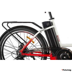 Электровелосипед Eltreco White (Бело-зеленый)