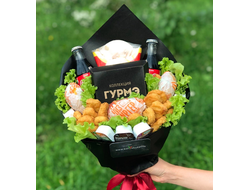 Букет из бургеров и колы