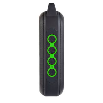Perfeo Bluetooth-колонка «FORCE» FM, MP3 microSD, USB, AUX, TWS, мощность 15Вт, 2600mAh, черная/зеленая