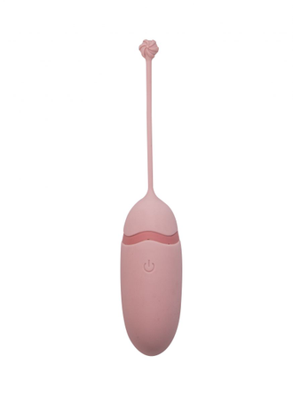 Нежно-розовое виброяйцо с пультом ДУ Lola toys