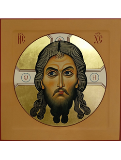 Спас Нерукотворный (Спаситель на убрусе). Рукописная икона.