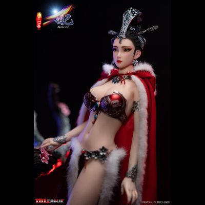 Лиса-оборотень Да Цзи (серебряная версия) - КОЛЛЕКЦИОННАЯ ФИГУРКА 1/6 Su Daji Silver (PL2023-206B) - TBLeague