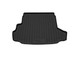 Коврик в багажник пластиковый (черный) для Nissan X-Trail (07-15)  (Борт 4см)